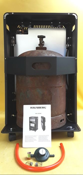 Sobă cu gaz - electric Hausberg HB 1022 NG NOUĂ - 395 Lei