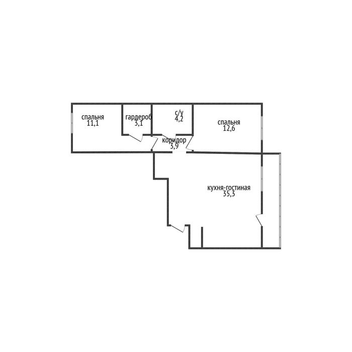 Продам 3 ком кв центре