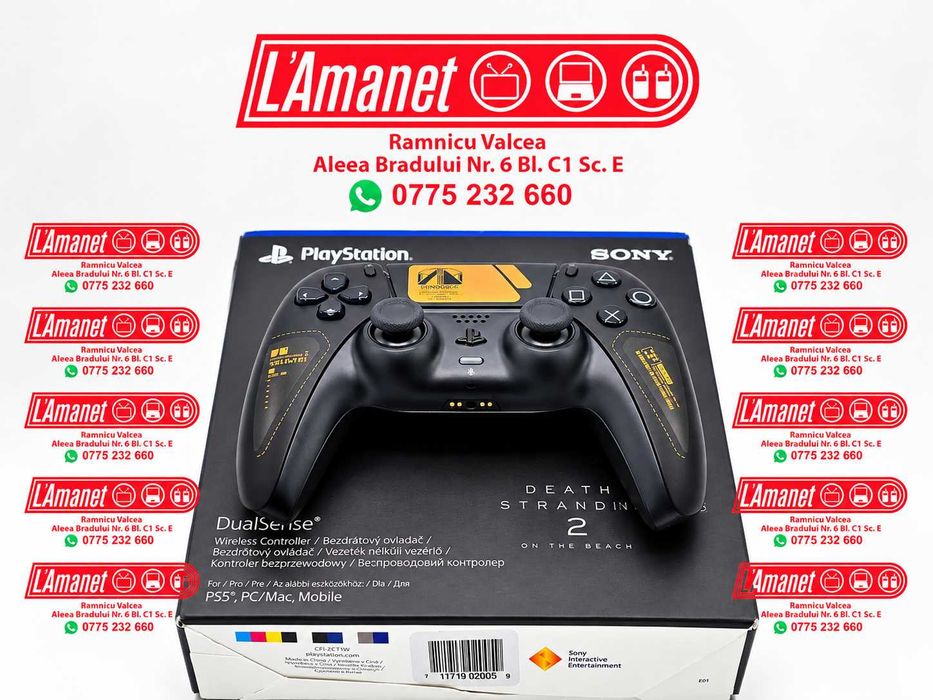 Controller Wireless Limited Edition PlayStation 5 PS5 DualSense Death Stranding 2: On the Beach Limited Edition FullBox Garantie