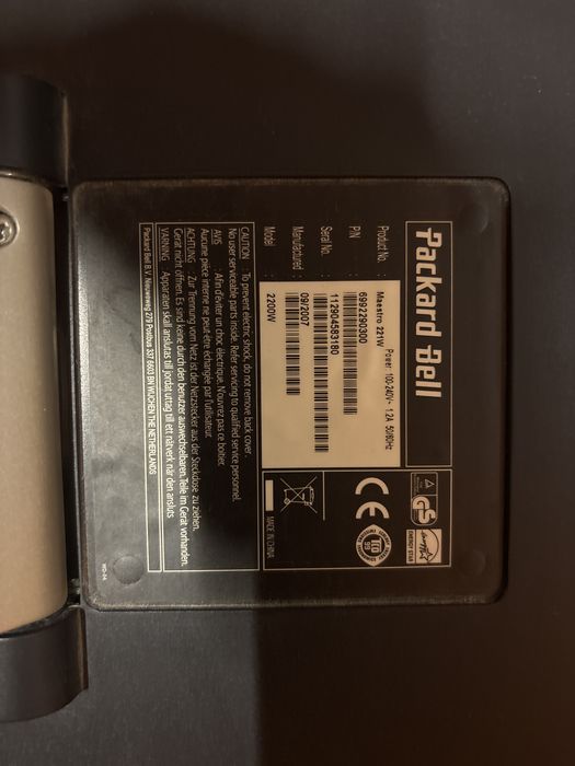 Monitor packard bell