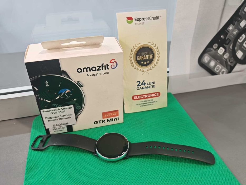(AG44 B.6738) Smartwatch Amazfit GTR Mini (GARANTIE 24 LUNI)
