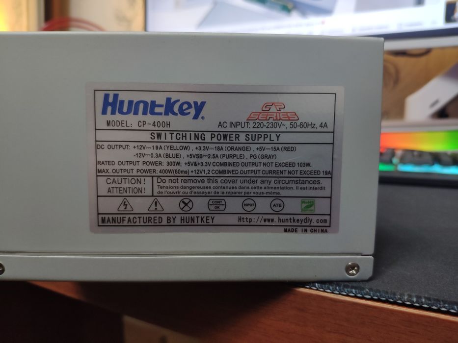 Блок питания Hunt-Key 400w