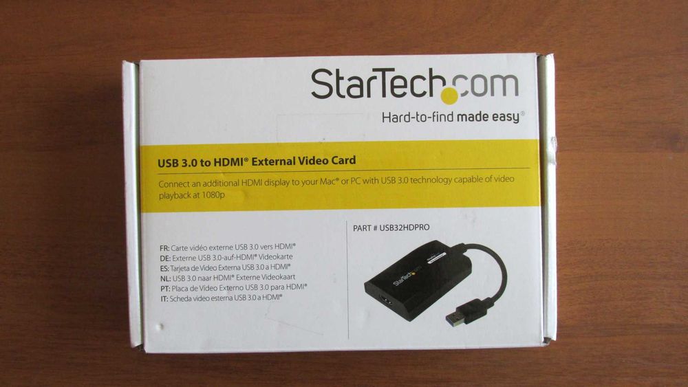 External Video Card USB3 to HDMI Srar Tech