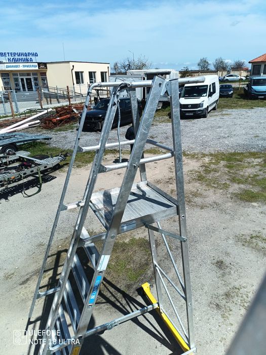 Професионални алуминиеви стълби 2 броя ZARGES 41209 и Zarges 41205