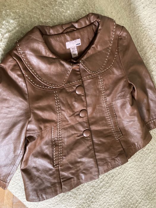 H&M-Дамско яке от естествена кожа