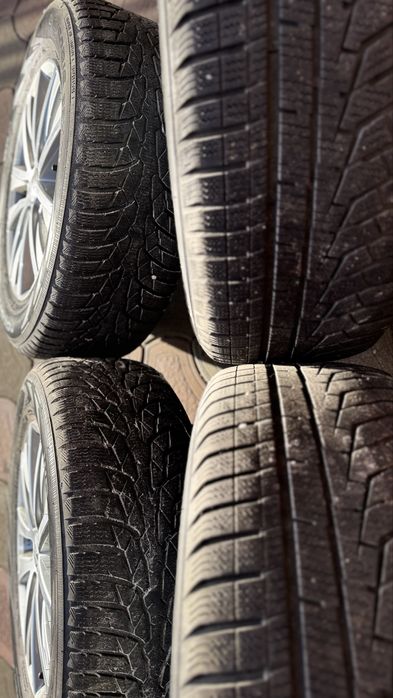 Jante aliaj VW R16 cu anvelope iarna