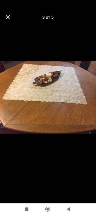 Маса с 5 стола от масив