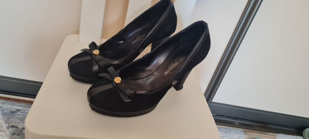 Туфли замша нат.36 р