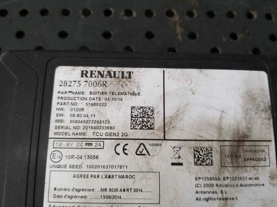 Calculator navigatie renault kadjar ha hl 282757006r