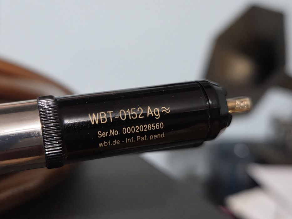 Cabluri RCA Harmonic Technology UPOCC cu mufe WBT argint 0152 1m