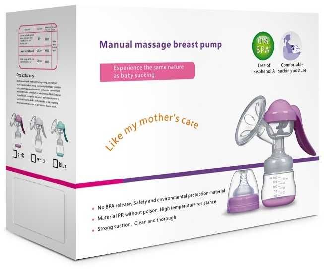 Молокоотсос ручной с бутылочкой