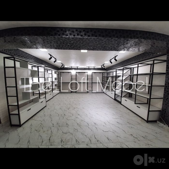 Торговля оборудования, вешалка в LOfT стиле