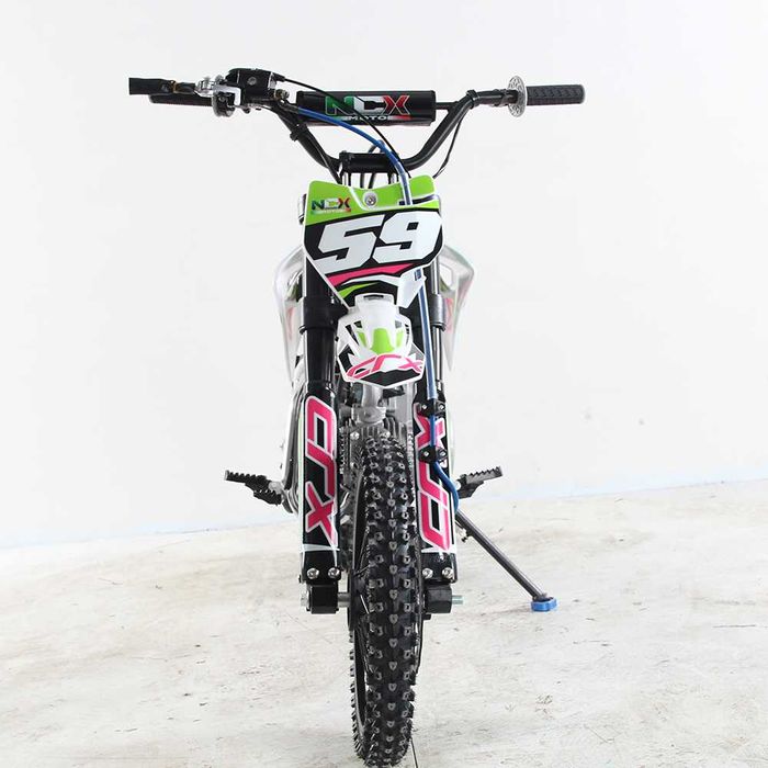 Motocicleta cross 125cc NCX CRX 4T benzina 14/12" negru/verde/roz