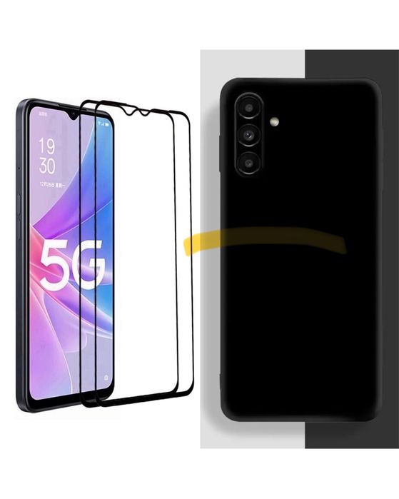 Samsung A21s/A23/A25/A33/A35/A36 Husa Premium Catifea + Folie Sticla