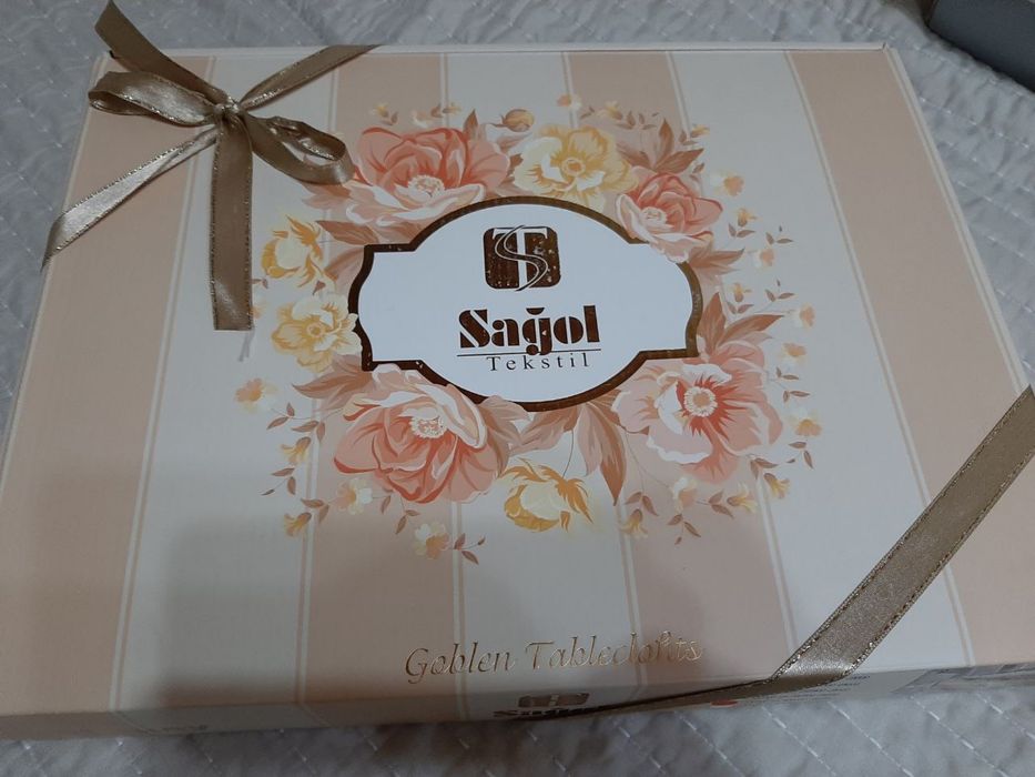 Скатерть 160×300 см Sagol Tekstil (Турция) новая