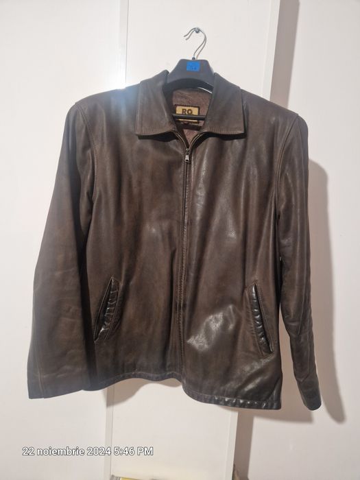 Geaca maro piele