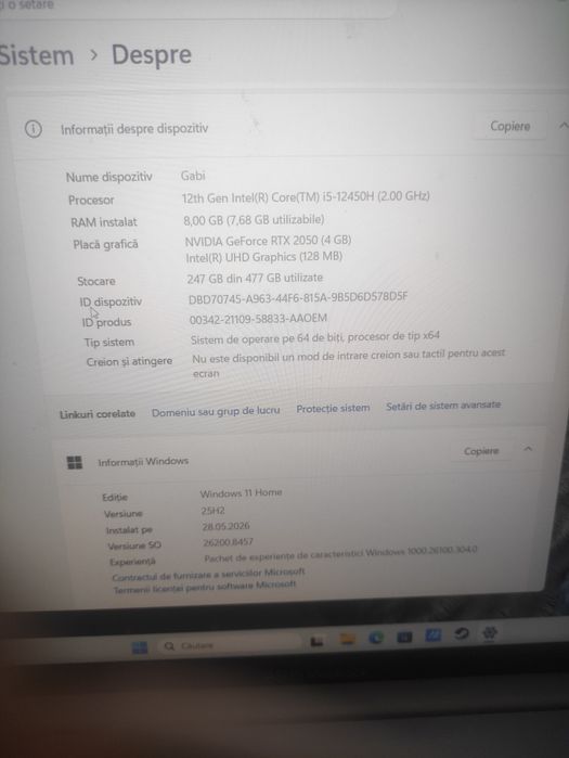 Laptop asus vivobook,Schimb și cu iPhone 15 sau 16