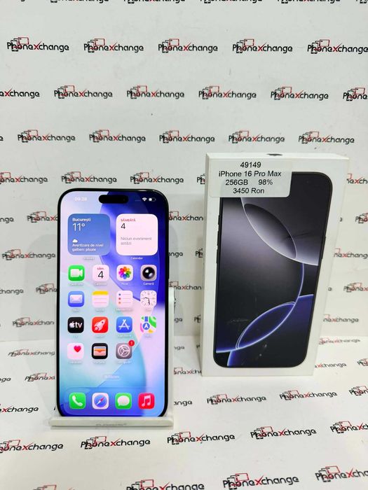 iPhone 16 Pro Max Black Neverlocked 256GB   49149