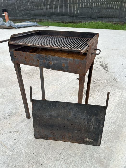 Gratar 80/50 cu placa pt copt