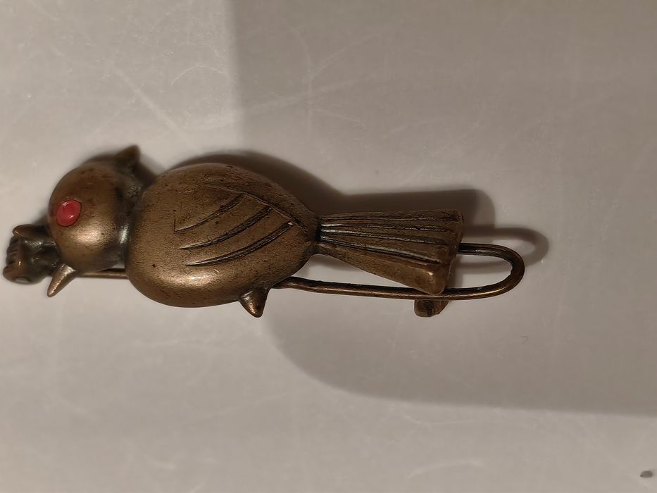 Заколка СССР, винтаж, птичка