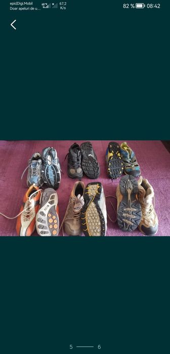Semi ghete piele drumetie 36.5...37 ca noi