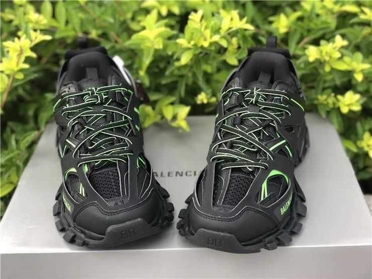 Balenciaga Track Sneaker "Black/Green"