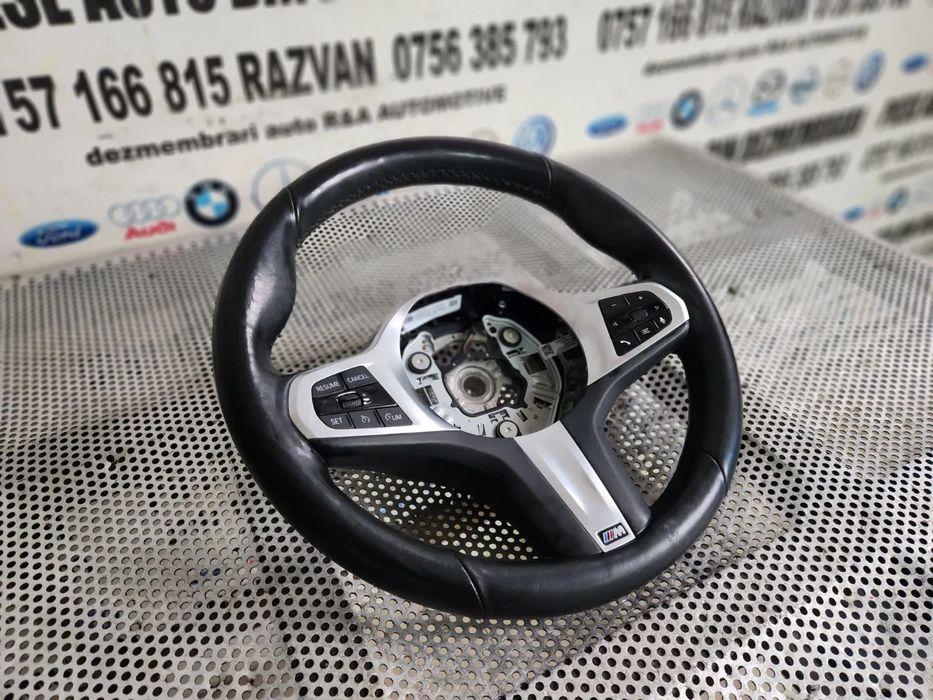Volan Bmw M Paket Cu Comenzi Din Piele G20 G21 G30 G31 F40 F41 F45 F46 F44 Etc. Dezmembrez Bmw F40