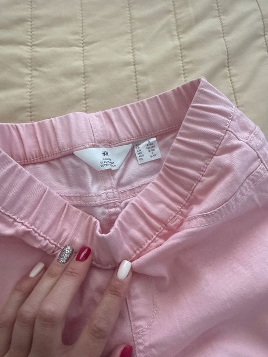 Нови еластични дънки за момиче ,HM , Sinsay , размер 128 и 134