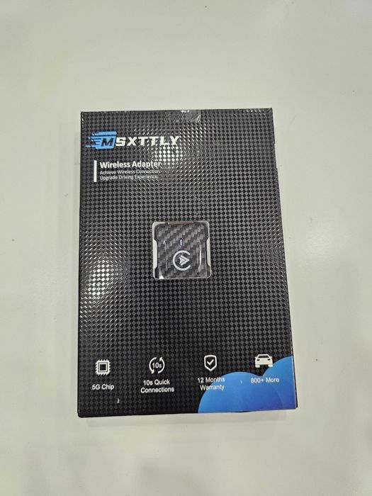 Безжичен CarPlay Android Auto адаптер U2AC-01 5GHz WiFi USB