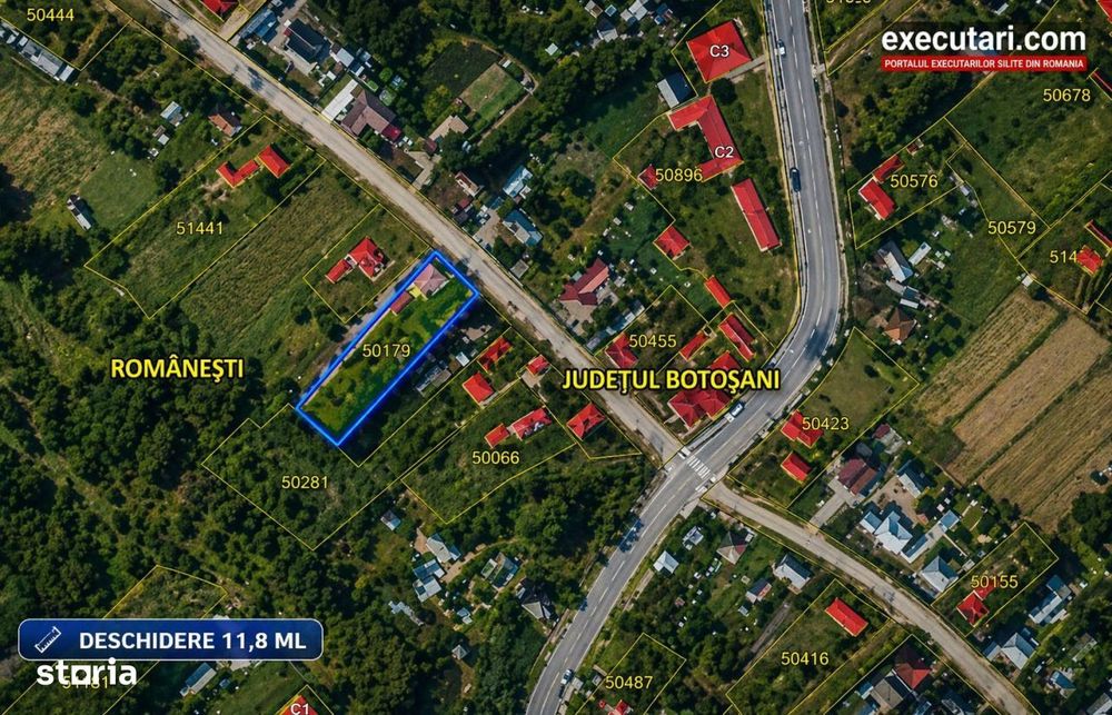 Casa 165  m² + Teren 1.303  m², Com. Romanesti