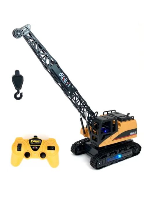 Радиоуправляемый "Гусеничный подъемный кран" свет и звук
