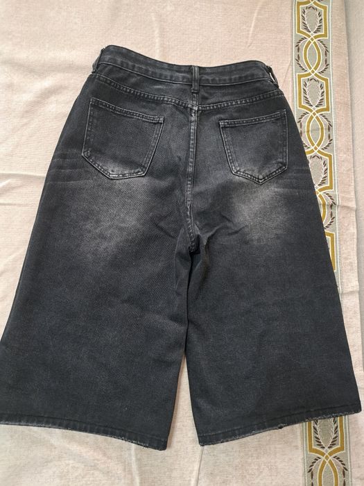 Шорты багги джинсовые