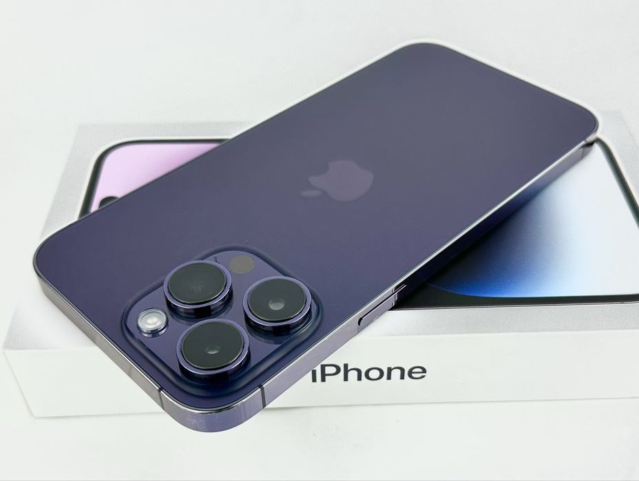 Apple iPhone 14 Pro Max 256GB Deep Purple 100% Батерия! Гаранция!