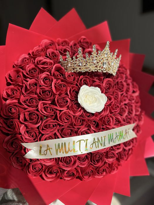 Buchete de flori din sapun personalizate