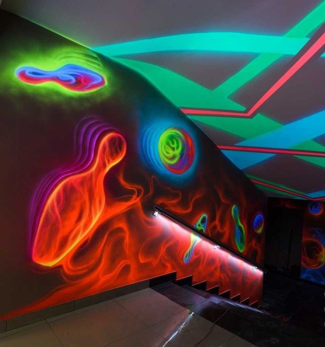 краска фосфорная fosfor buyok Spectrum dahshat!