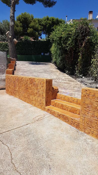Beton amprentat si elicopterizat