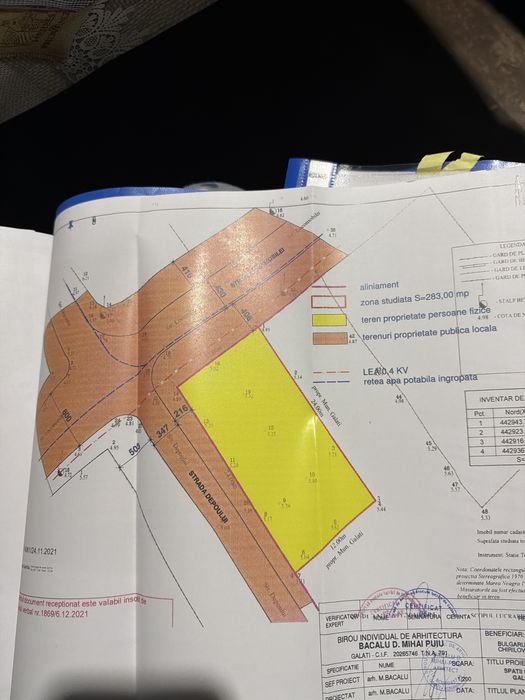 Vand teren vizavi de Divino 288m