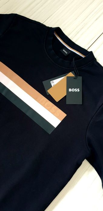 Hugo Boss Soleri 06 Cotton  Мens Size M НОВО! ОРИГИНАЛ! Мъжка Блуза