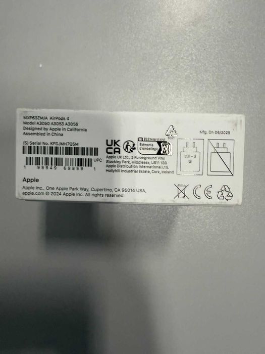 Apple Airpods gen 4, в гаранция