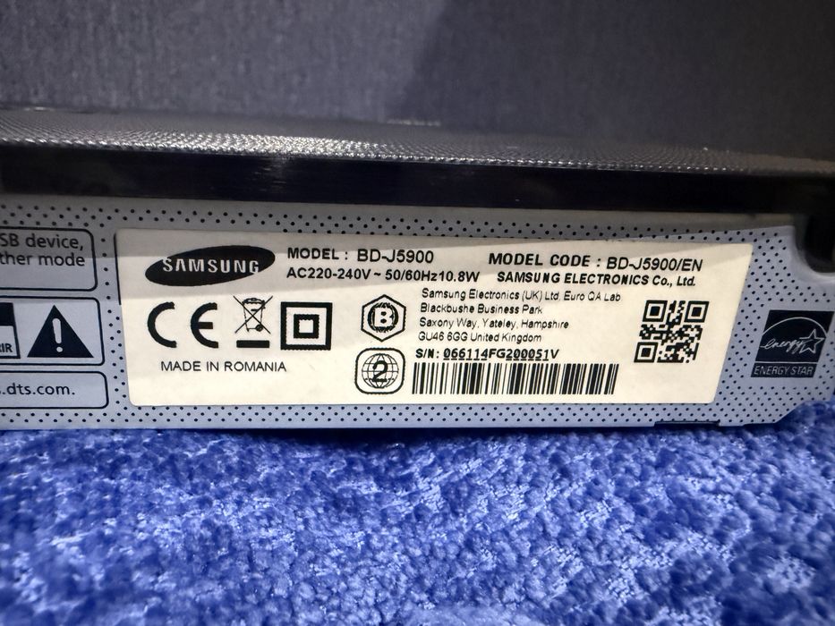 * samsung bd-j5900 DVD BLU RAY WiFi плеер оригинал
