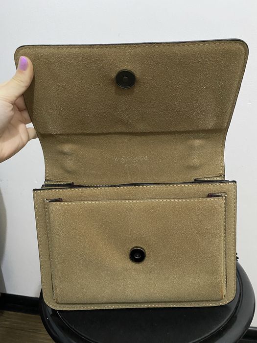 Geanta de umar din piele intoarsa