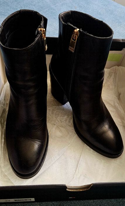 Ghete damă cu toc Tommy Hilfiger