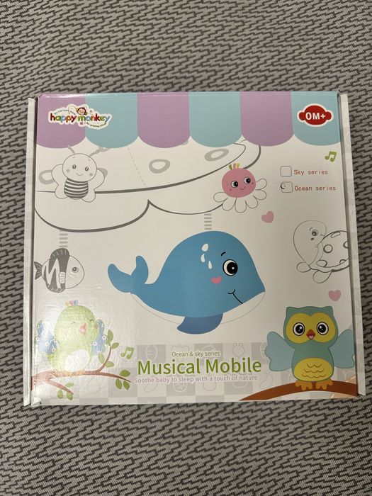 Happy monkey Музыкальный мобиль