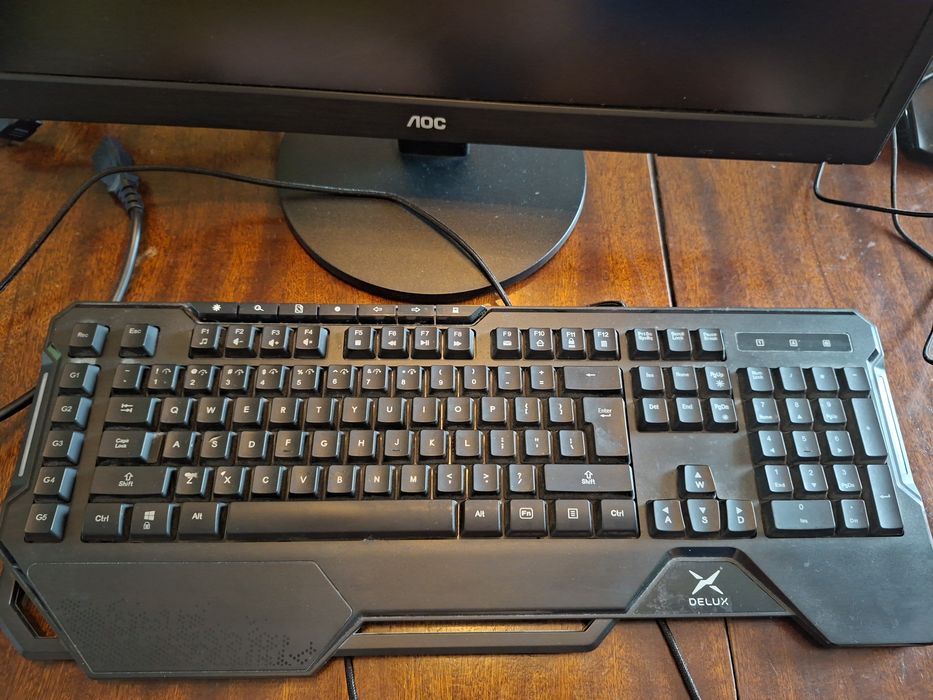 Клавиатура Delux K9600-BK