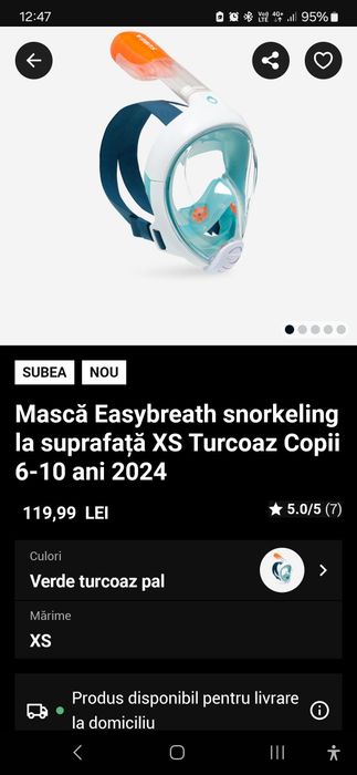 Masca inot copii