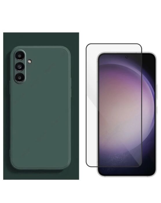 Samsung S22/S23/S24/S25/S26 PLUS Husa Premi Catifea + Folie Sticla