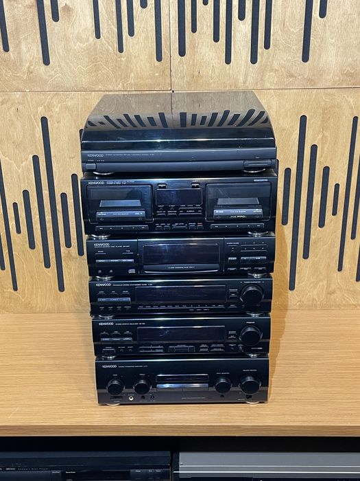 Linie kenwood amplificator a-77 egalizator ge-760 cd dp-m87 deck x 87 pickup p26