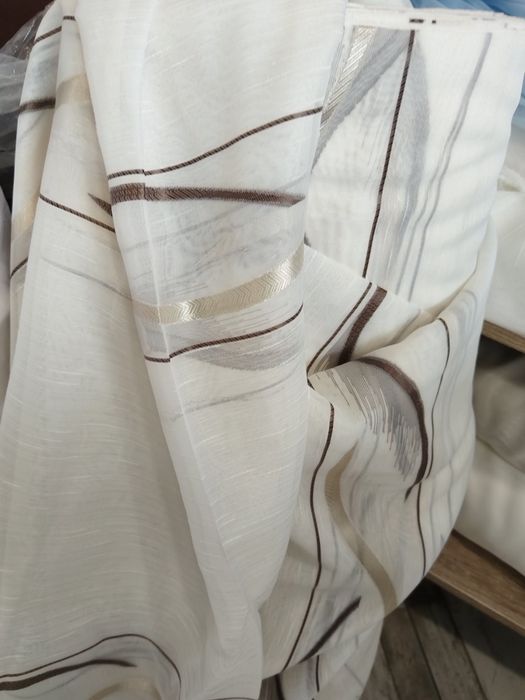 Нови модели плат воал с орнаменти за пердета