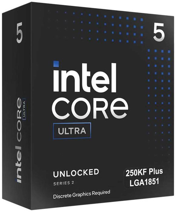 Процессор Intel Core Ultra 5 250KF Plus, 18 ядер  до 5,3 ГГц