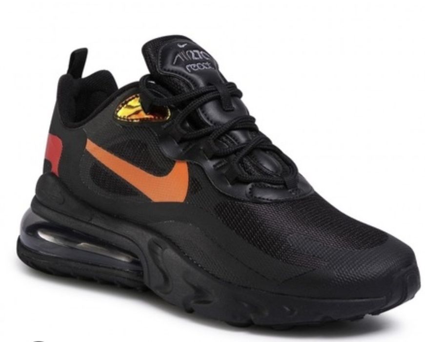 Pantofi sport Air Max 270 React CV1641001, Negru/Portocaliu, PRV 42/43